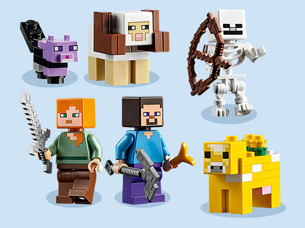 Nechybí oblíbené postavy z Minecraftu