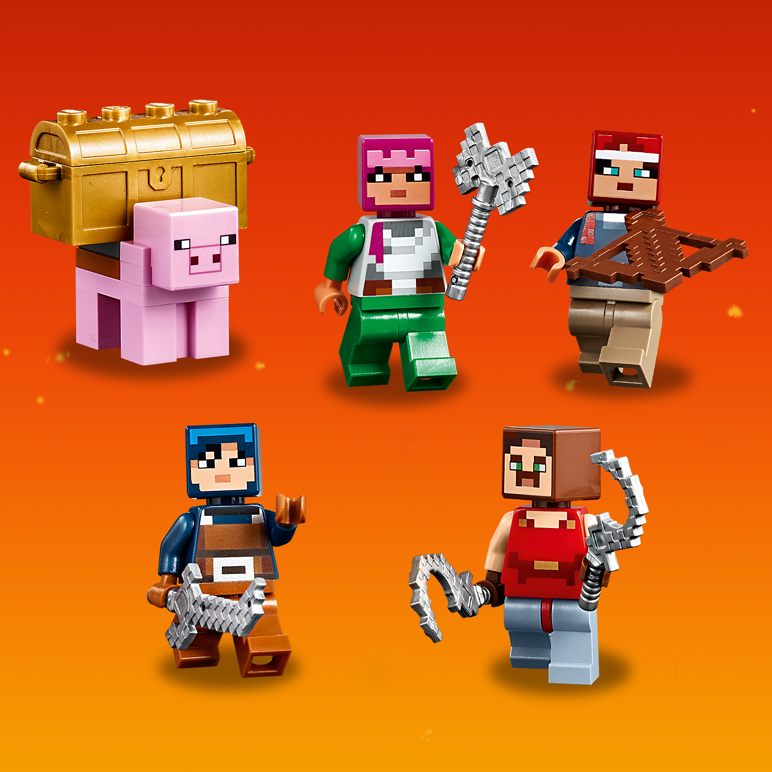 4 hrdinové z Minecraftu