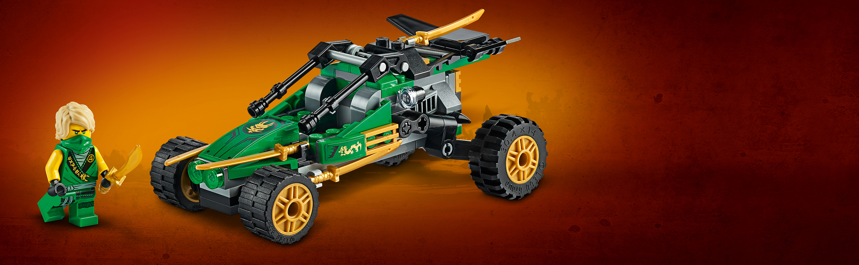 Obsahuje LEGO® NINJAGO® minifigurku