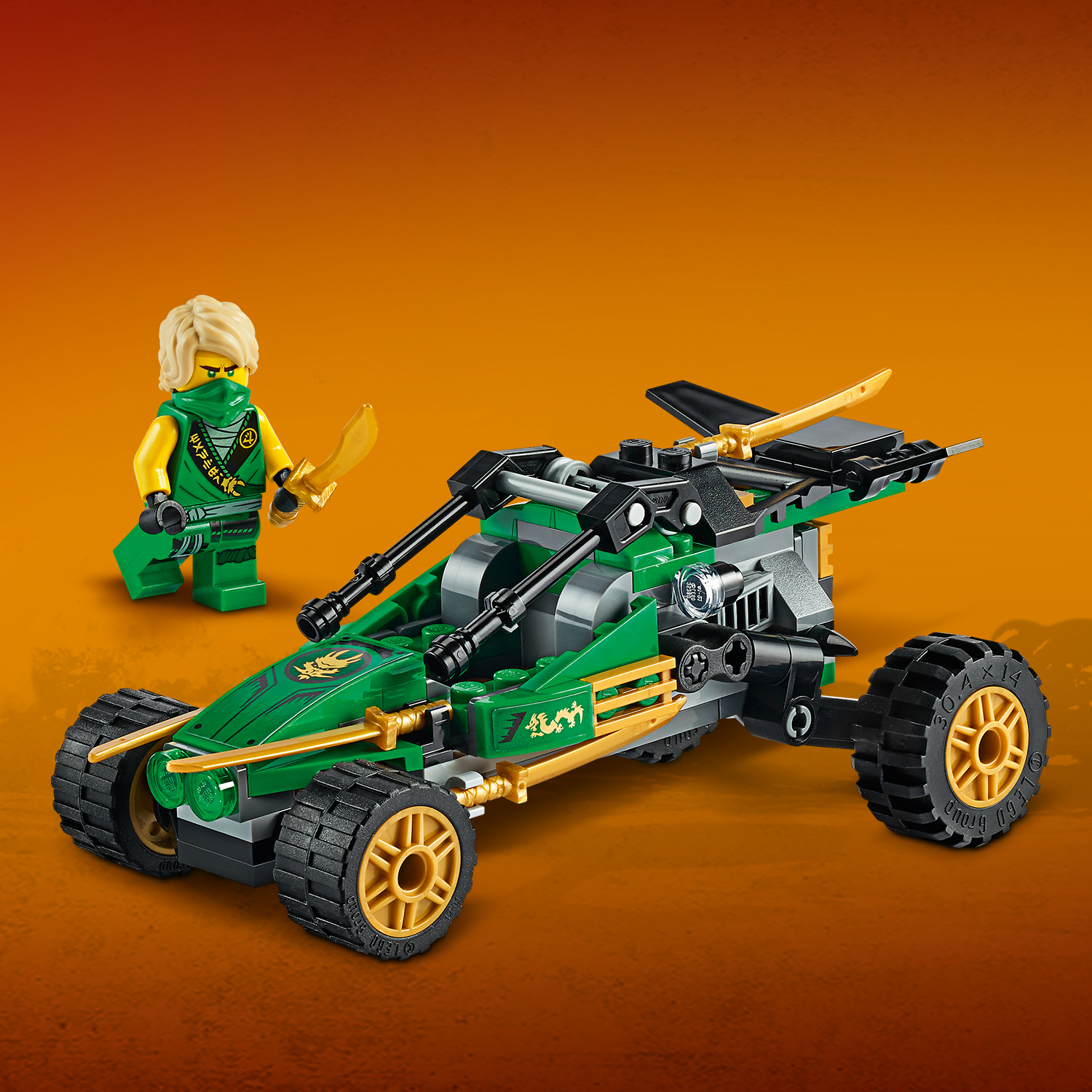 Obsahuje LEGO® NINJAGO® minifigurku