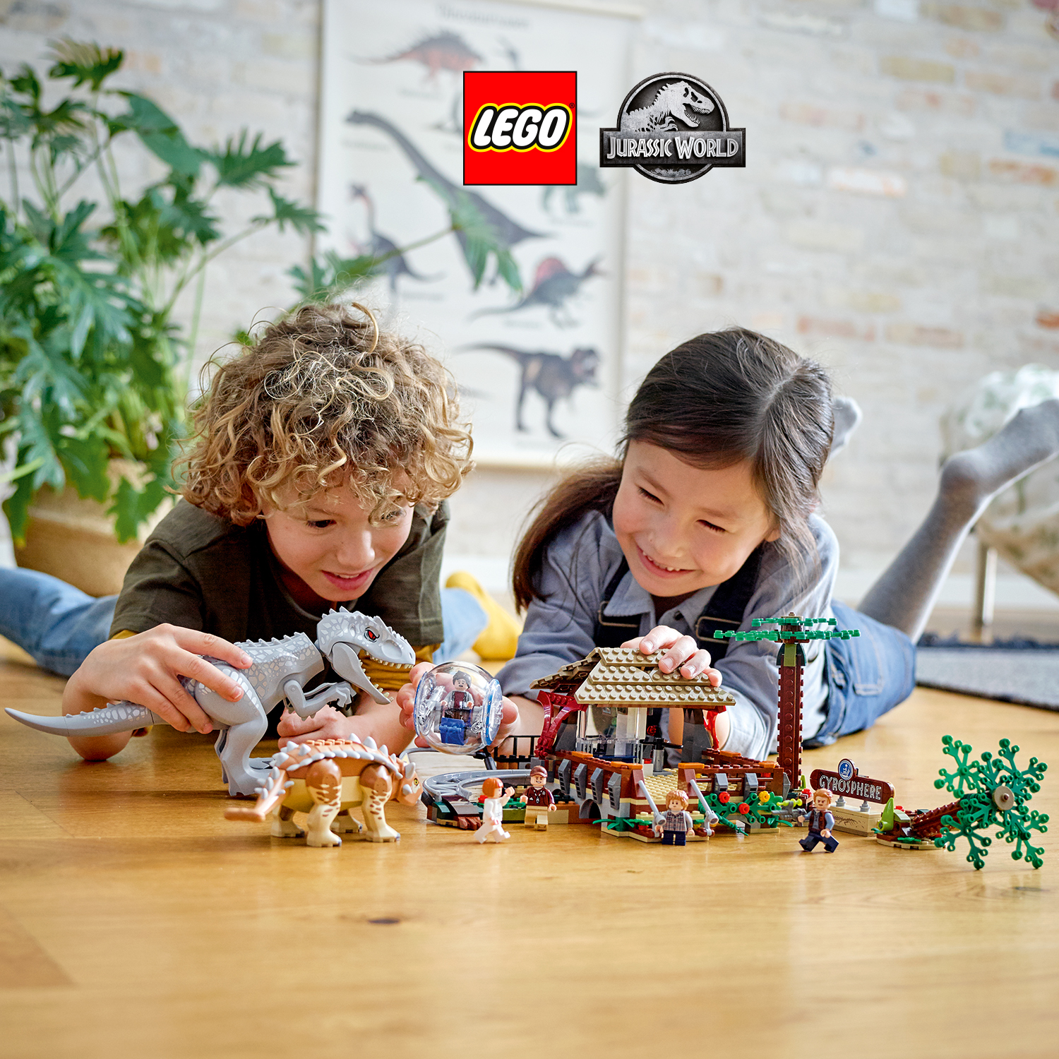 Zábavná stavebnice s dinosaury